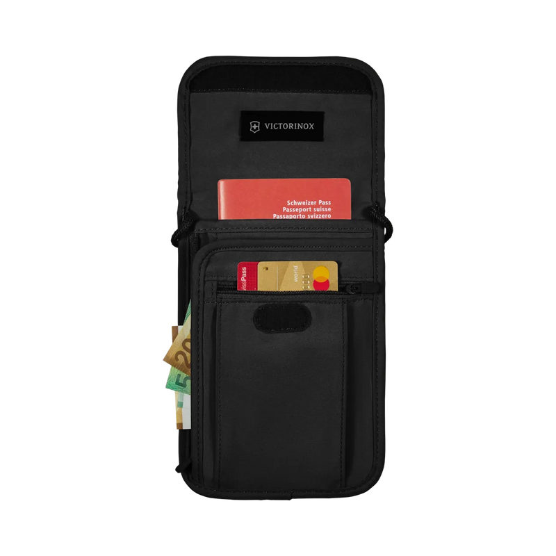 Victorinox Deluxe 隐藏式安全袋，带 RFID 黑色 610603