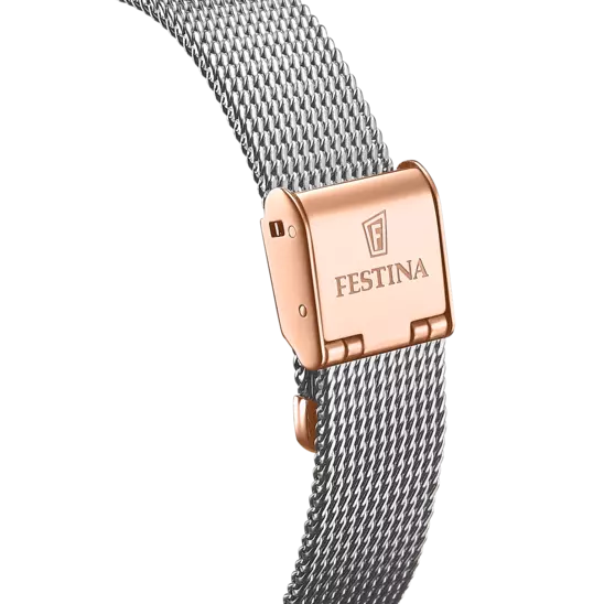 Festina 银色表盘不锈钢表带女士手表 F20628/1