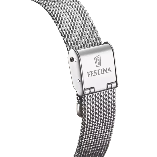 Festina 银色表盘不锈钢表带女士手表 F20627/1