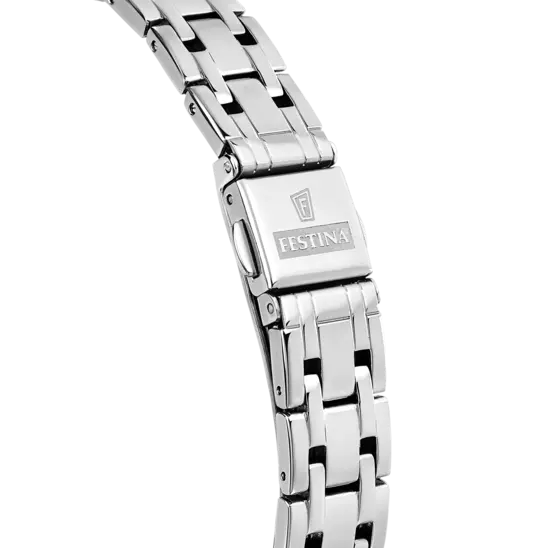 Festina 女士精​​致不锈钢手表，带波尔多色表盘 F20600/2