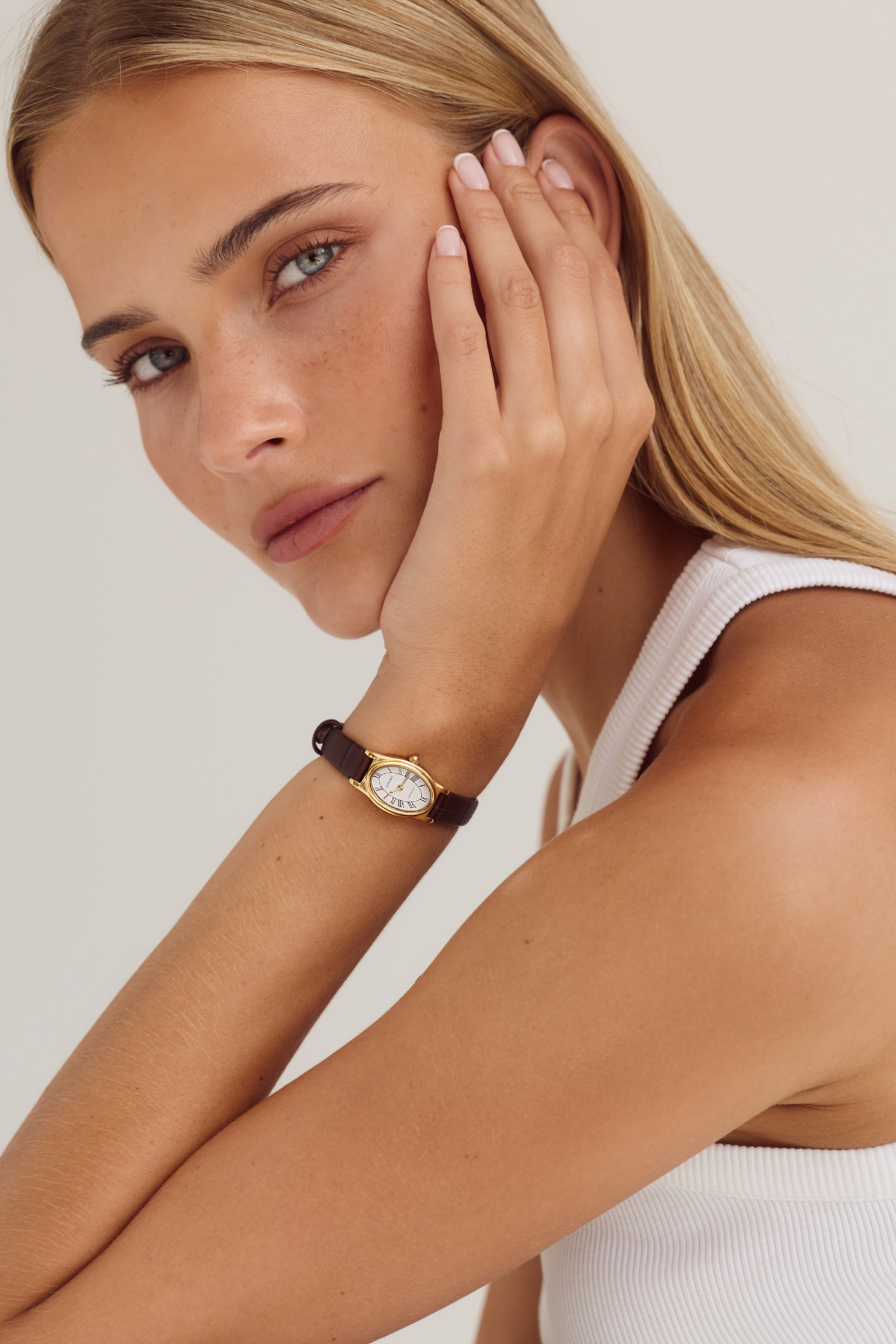 Cendré Emmeline Espresso Croc Watch CEN451 - view 3
