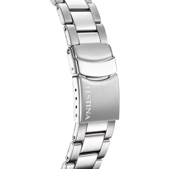 Festina Men's Stainless Steel Elegance Watch F20623/4 with Black Dial