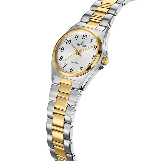 Festina Women's Elegance Stainless Steel Watch with White Dial F20556/1