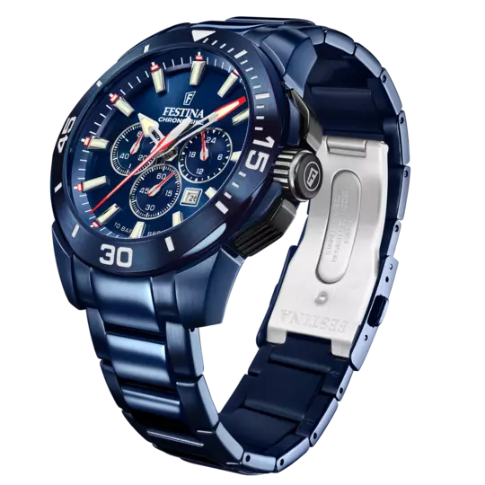 Festina Special Edition Blue Dial Blue Stainless Steel Strap 316L Men's Watch F20643/1