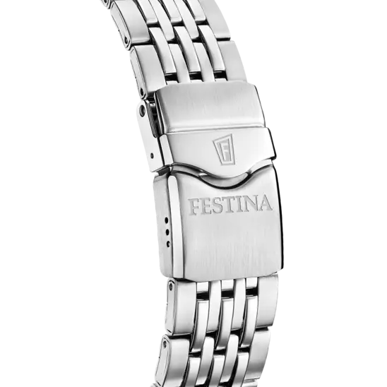 Festina 蓝色表盘不锈钢表链男士手表 F20661/1