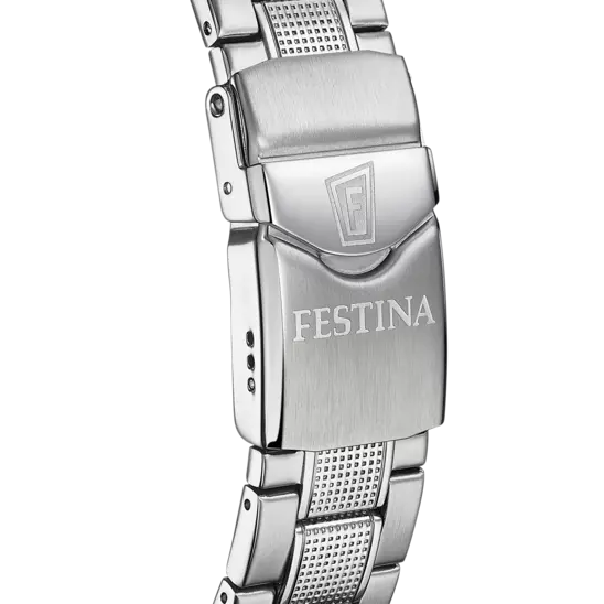 Festina Men's Sophisticated Stainless Steel Watch F20669/4 - BlueThe Originals Series