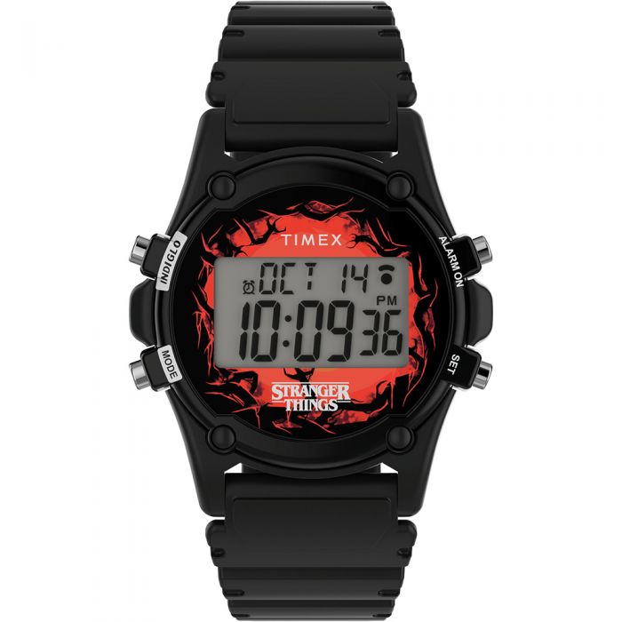 Timex Atlantis Stranger Things Limited Edition Rubber Band Watch TW2V51000
