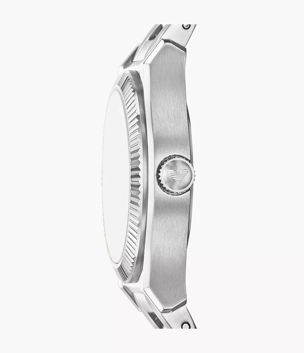 Emporio Armani Three Hand Stainless Steel Watch AR11723