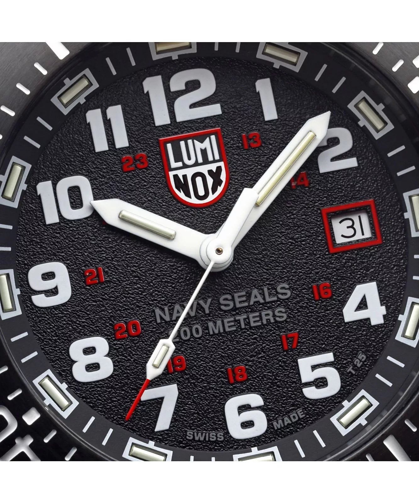 Luminox Navy Seal Black Dial Rubber Band Watch XS.4231.SET