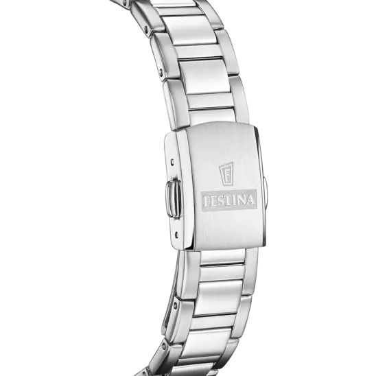 Festina 太阳能奶油色表盘不锈钢 316L 女士手表 F20654/1