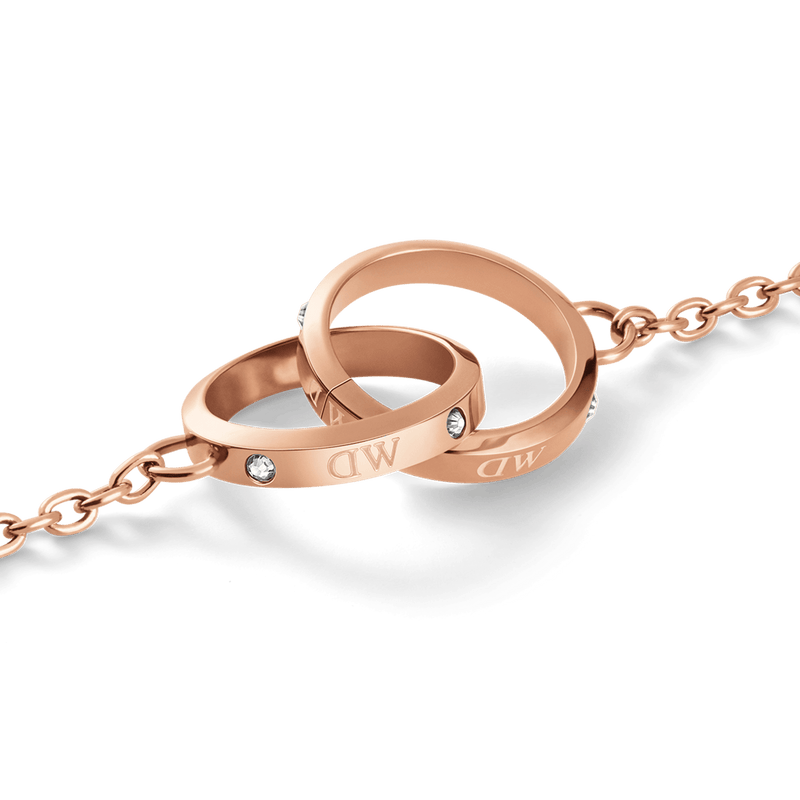 Classic Lumine Unity Rose Gold Necklace DW00400352