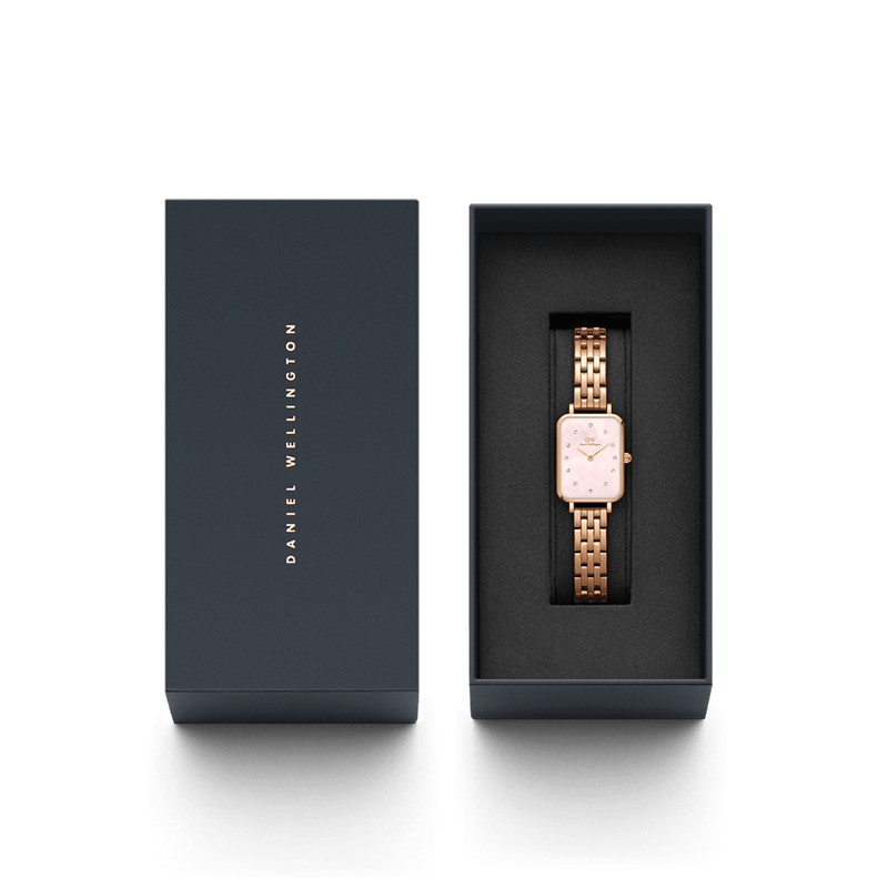 Daniel Wellington Quadro Lumine 5-Link Melrose 20X26 手表 DW00100621
