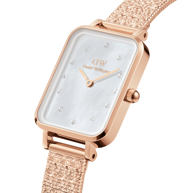 Daniel Wellington Quadro 20X26mm 压制 Lumine 珍珠贝母腕表 DW00100578