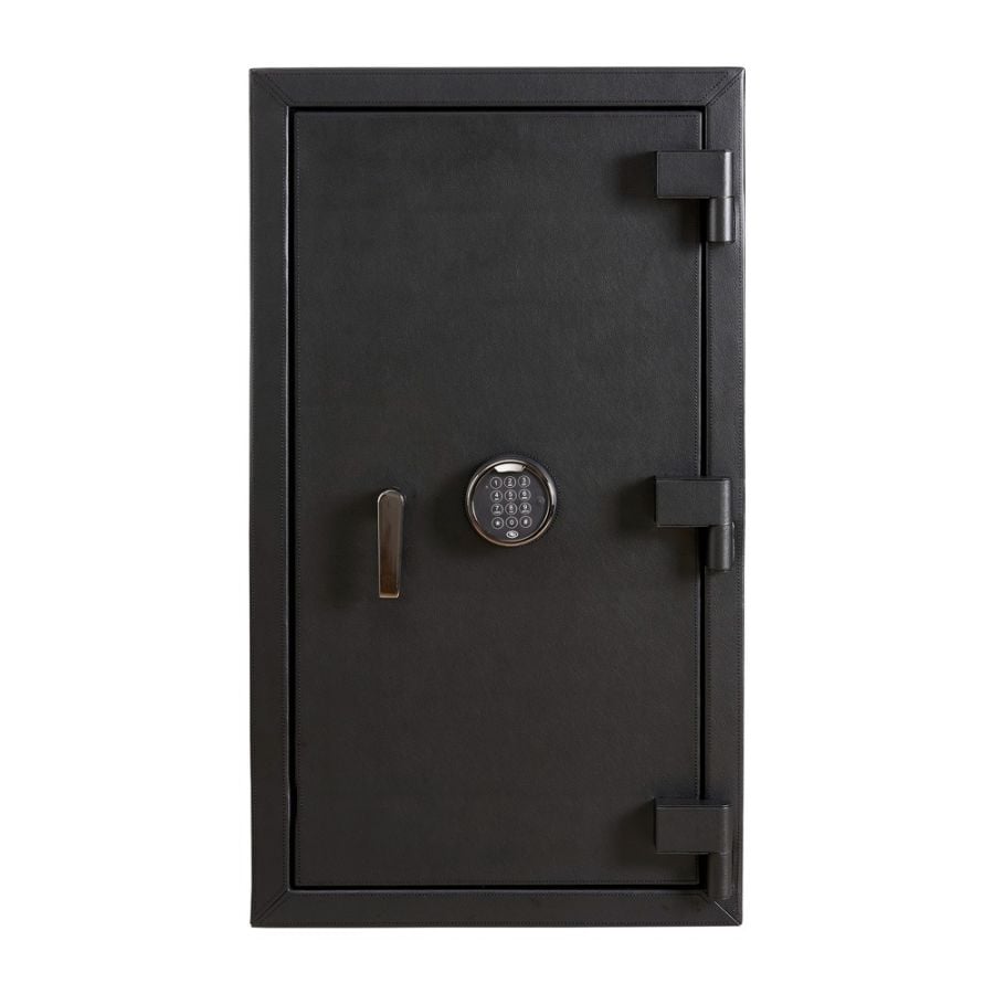 WOLF Athos 8 Piece Watch Winder and Jewellery Safe Black