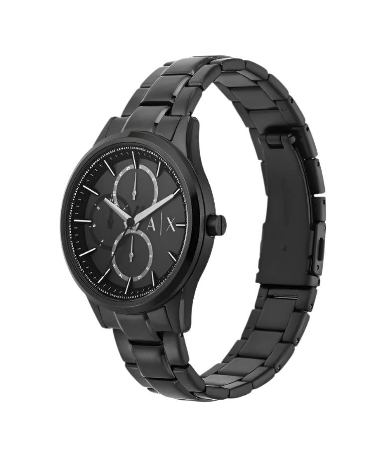 Armani Exchange 多功能黑色不锈钢手表 AX1867