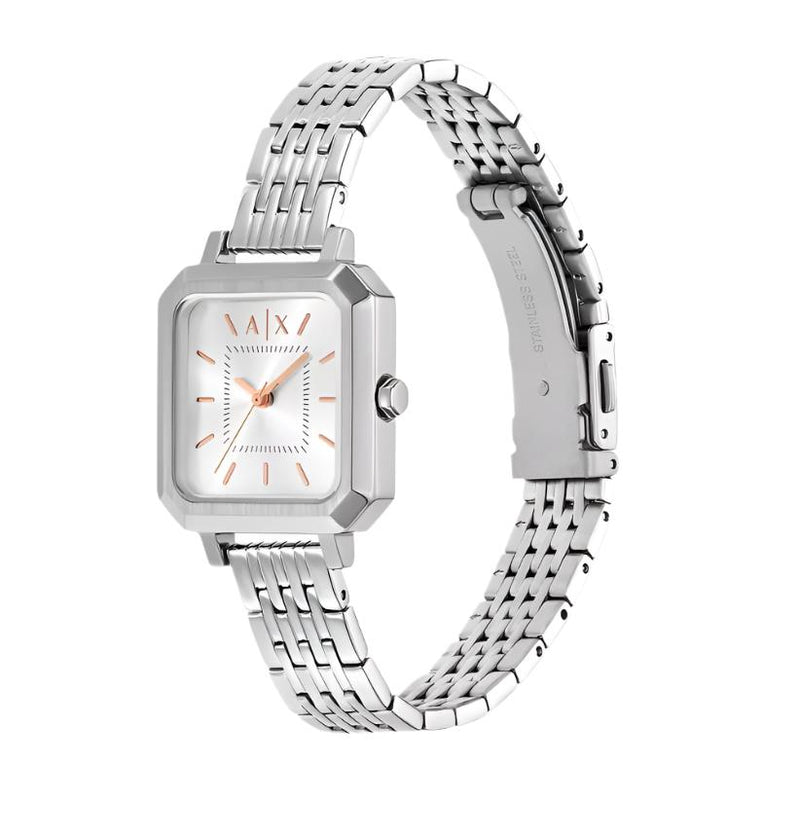 Armani Exchange Elegant Silver Stainless Steel Watch AX5724