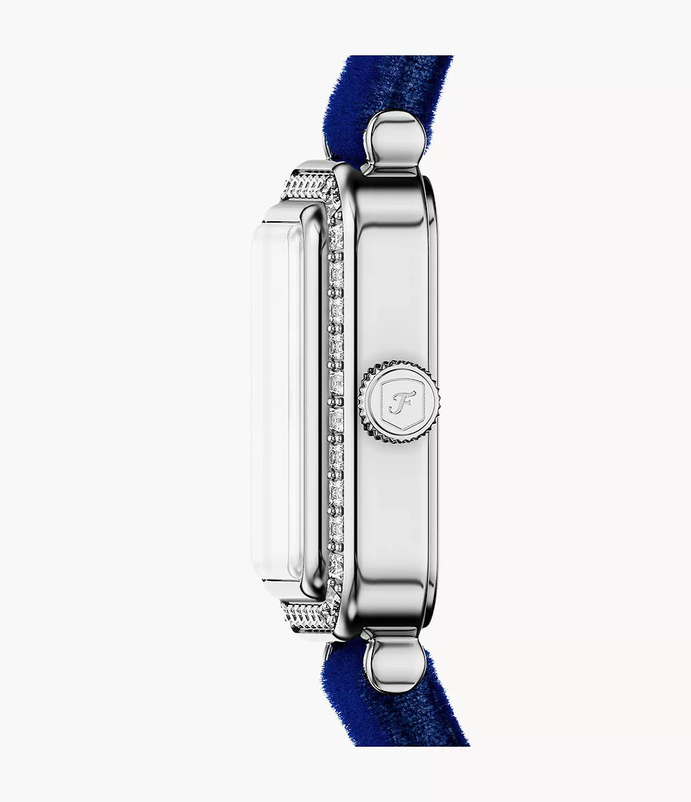 Fossil Raquel Two Hand Blue Velvet Watch ES5436