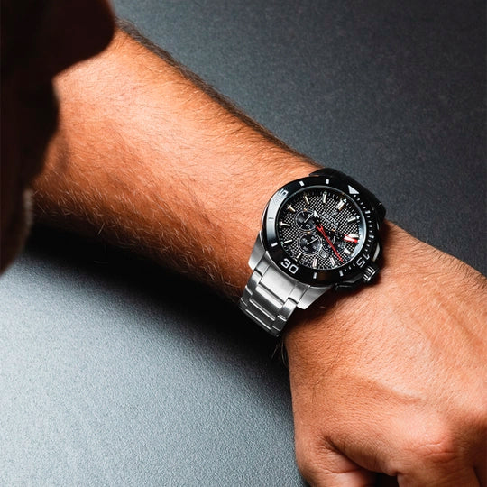 Festina Chrono Bike Black Dial Stainless Steel Strap Men's Watch F20641/4