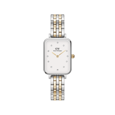 Daniel Wellington Quadro Lumine 20X26mm 5 链白色手表 DW00100625