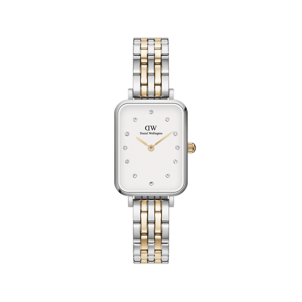 Daniel Wellington Quadro Lumine 20X26mm 5 链白色手表 DW00100625