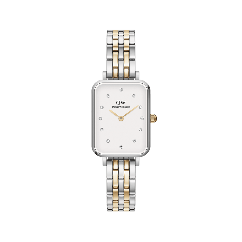 Daniel Wellington Quadro Lumine 20X26mm 5 链白色手表 DW00100625