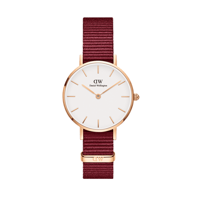 Daniel Wellington 3A Petite 28 毫米 Roselyn 白色手表 DW00100293