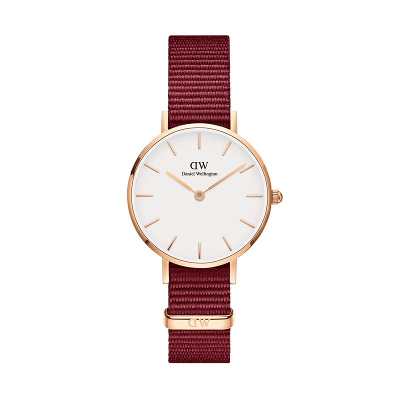 Daniel Wellington 3A Petite 28 毫米 Roselyn 白色手表 DW00100293