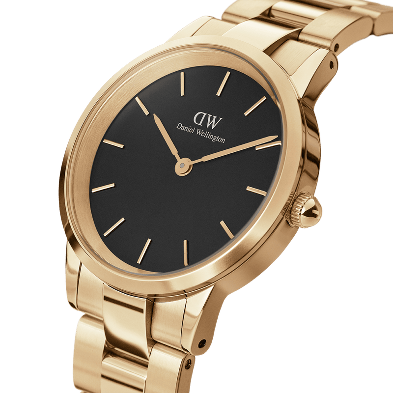 Daniel Wellington Iconic Link 32mm Black Dial Watch DW00100566 Watch Direct