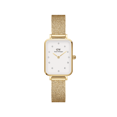 Daniel Wellington Quadro 20X26mm 压金 Lumine 白色手表 DW00100599