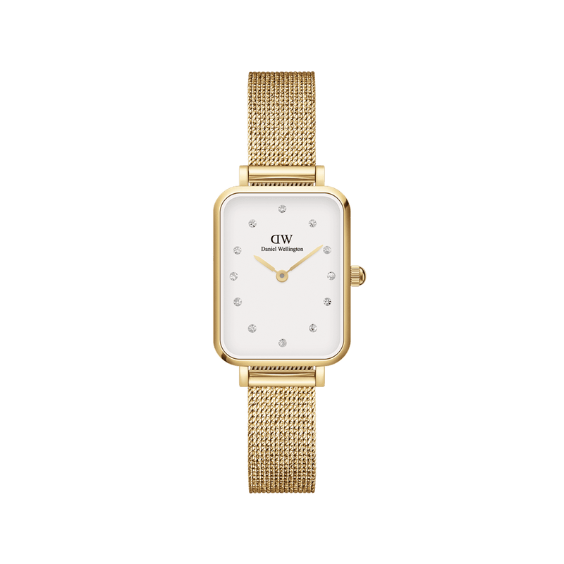 Daniel Wellington Quadro 20X26mm 压金 Lumine 白色手表 DW00100599