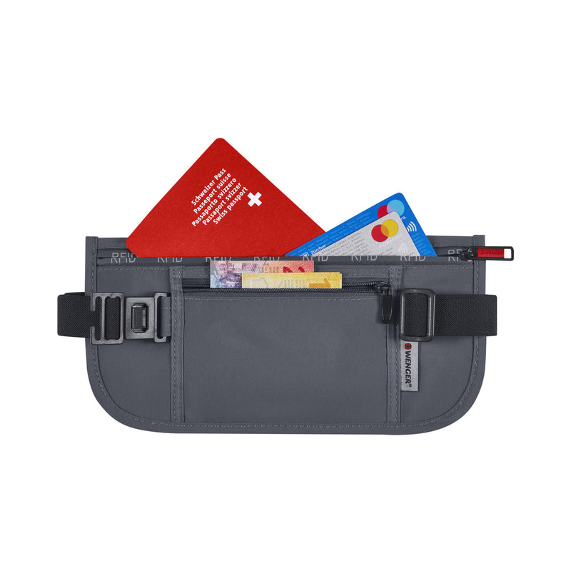 Wenger 腰带带 RFID 口袋 灰色 611879