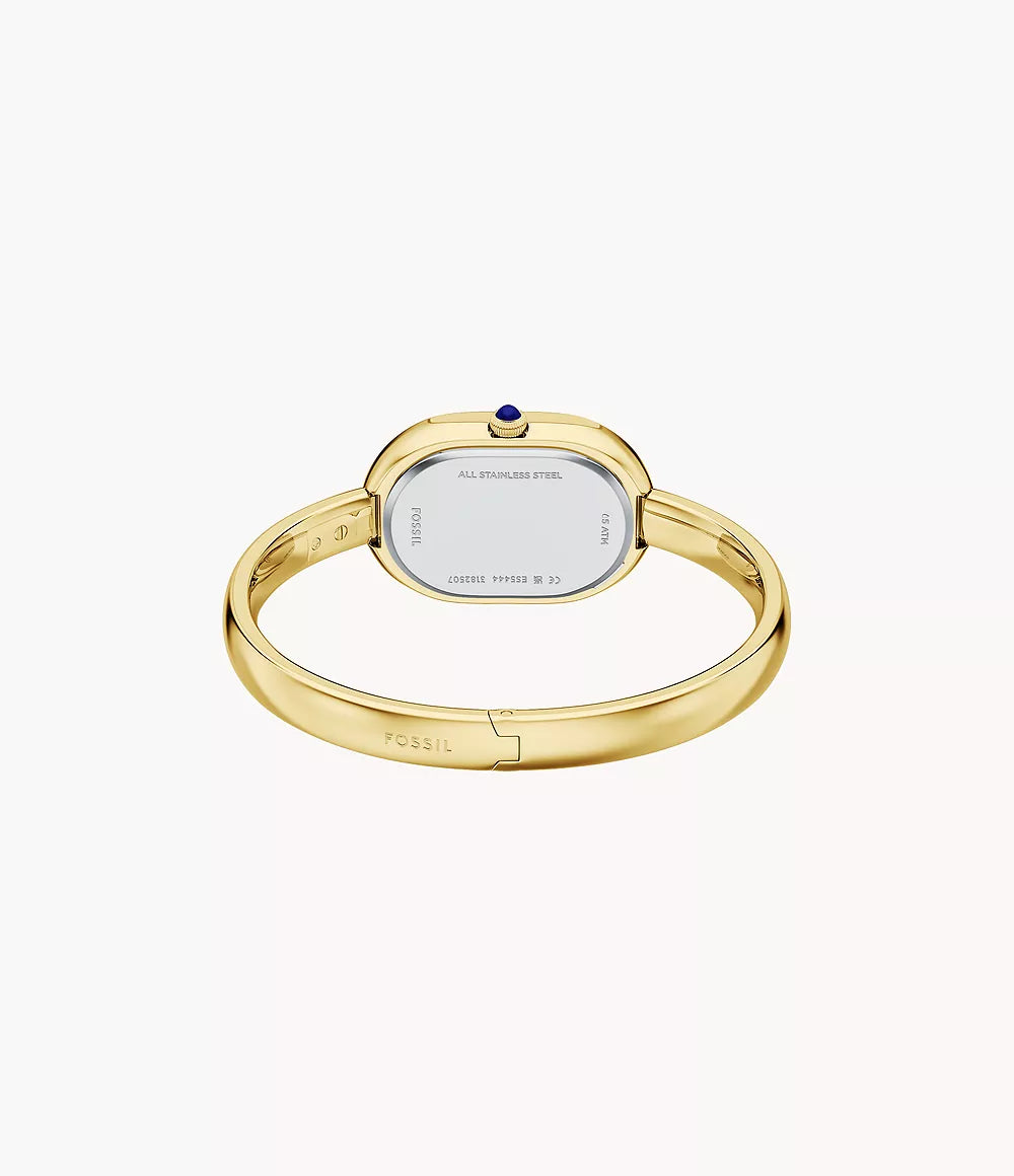 Fossil Sloan Three Hand Gold Stainless Steel Watch ES5444