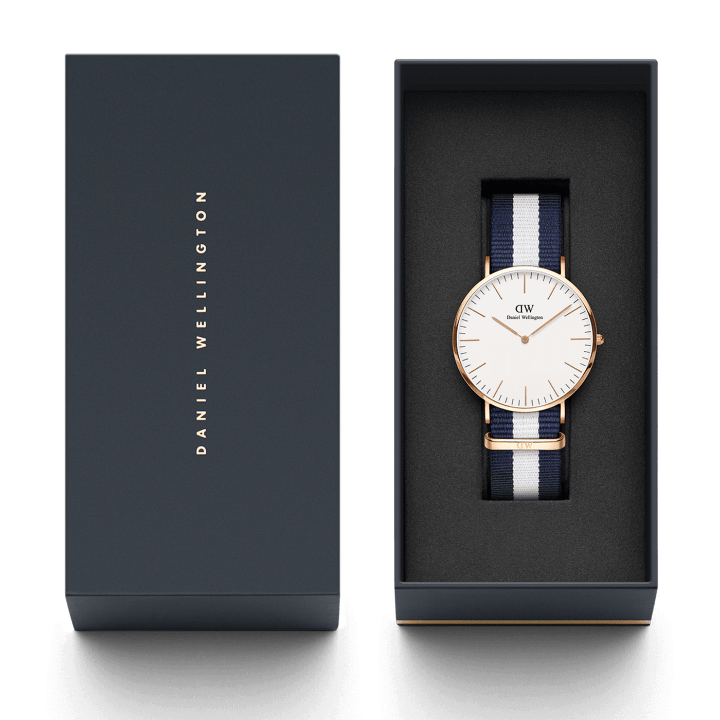 Daniel Wellington Classic Glasgow 40mm White Dial Watch DW00100004 Watch Direct