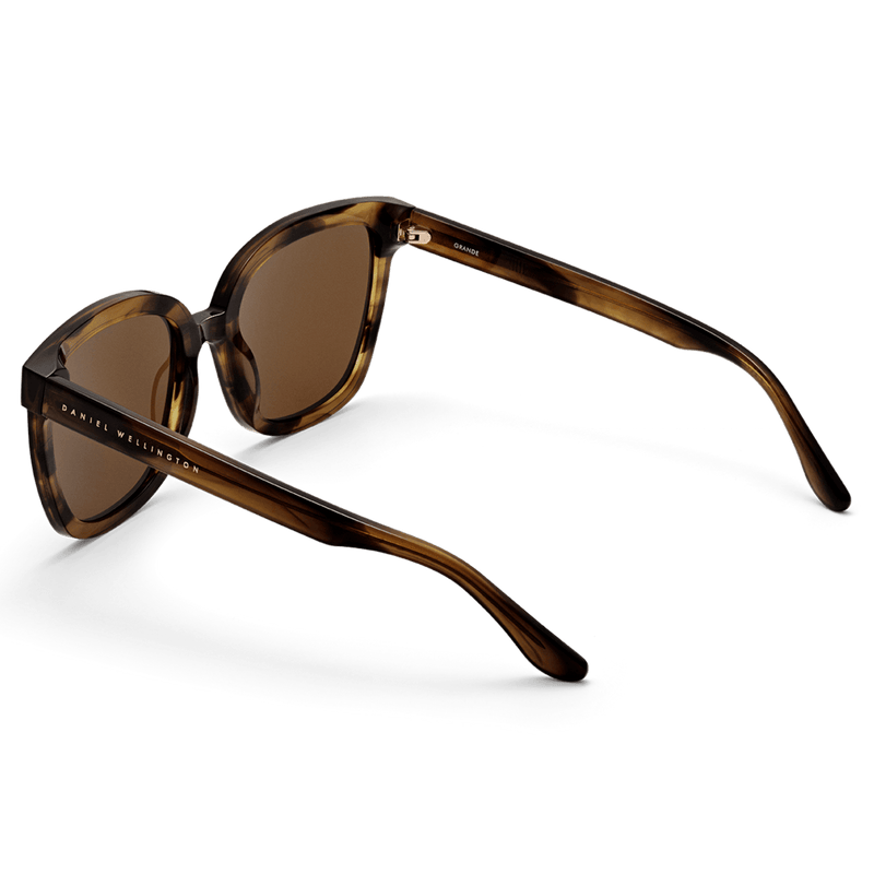 Daniel Wellington Grande Bio-Acetate Brown Demi Sunglasses DW01100033