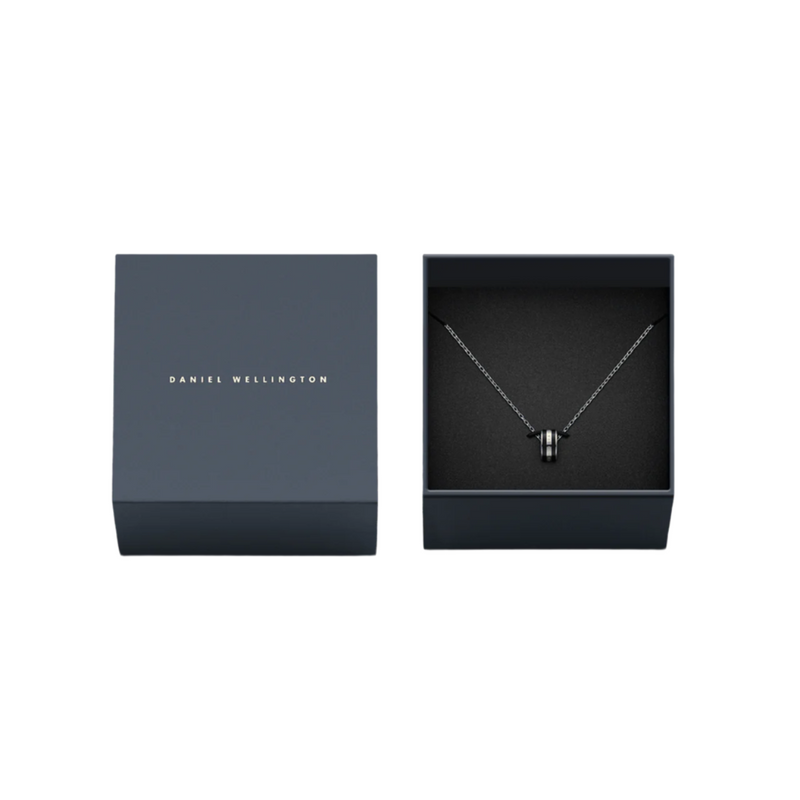 Daniel Wellington Emalie ネックレス Silver/Black DW00400307 ダニエルウェリントン DANIEL WELLINGTON Emalie Necklace S