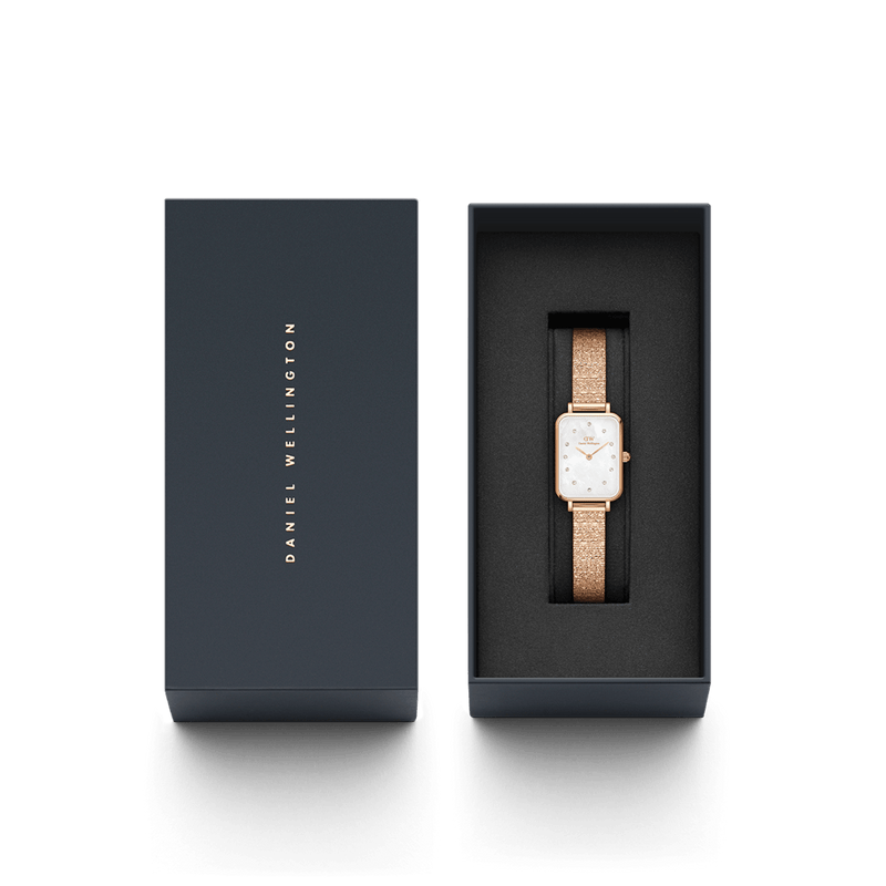 Daniel Wellington Quadro 20X26mm 压制 Lumine 珍珠贝母腕表 DW00100578