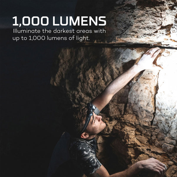 NEBO Transcend Rechargeable 1000 Lumen Headlamp with Magnetic Base 89626