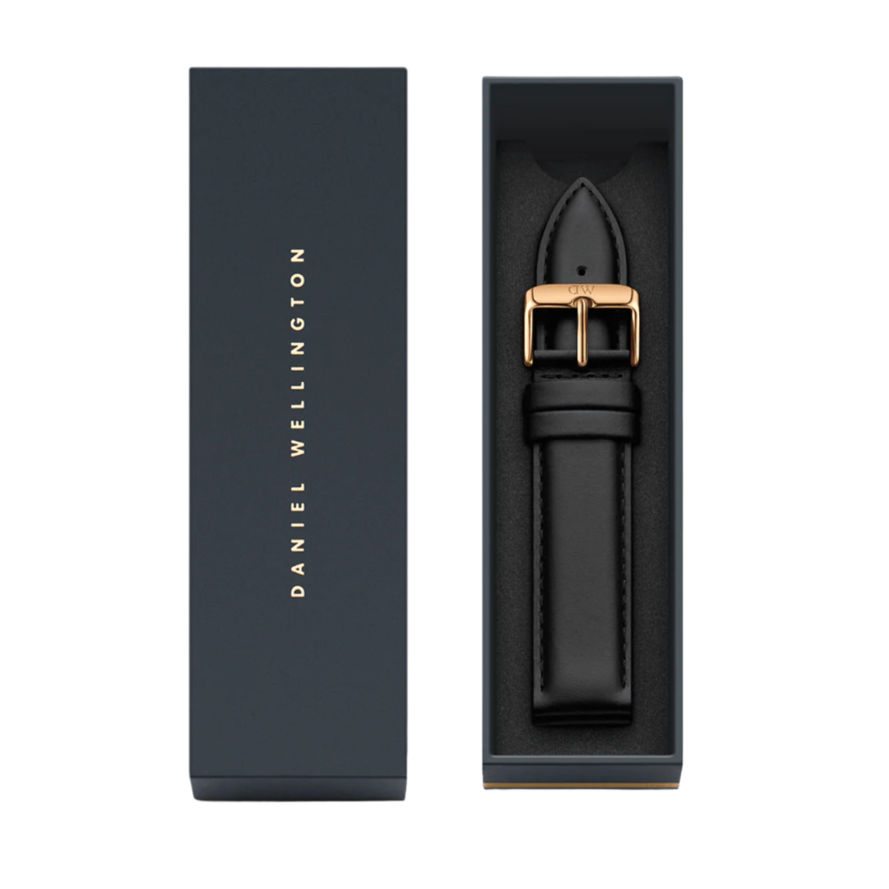 Daniel Wellington Classic Sheffield Black Leather 20mm Watch Band DW00200007
