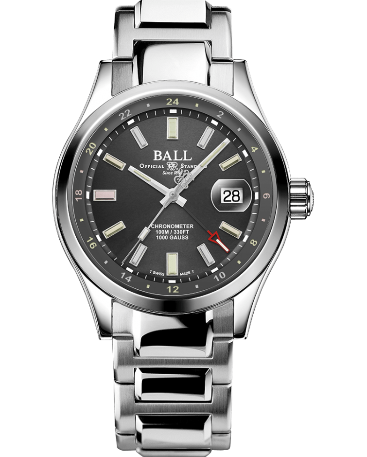 Ball Engineer III Endurance 1917 GMT Rainbow Tubes GM9100C-S2C-GYR