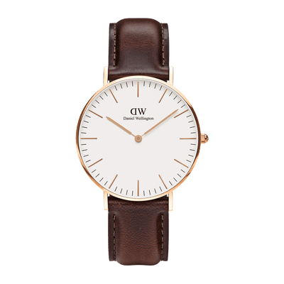 Daniel Wellington 经典 36 毫米布里斯托白色手表 DW00100039