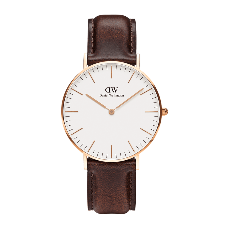 Daniel Wellington 经典 36 毫米布里斯托白色手表 DW00100039