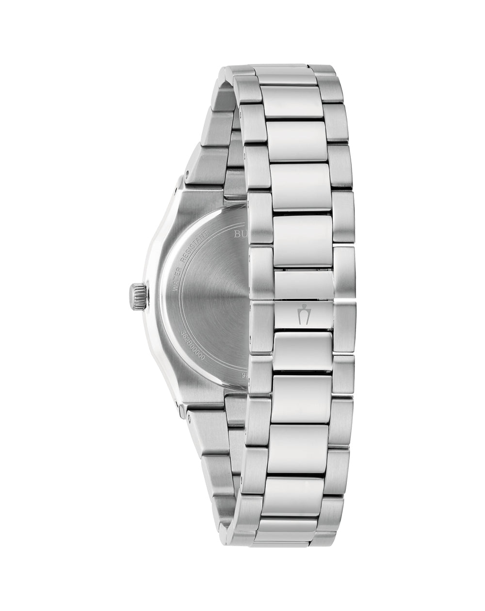 Bulova Surveyor Diamond Accent Stainless Steel Timepiece 96P243