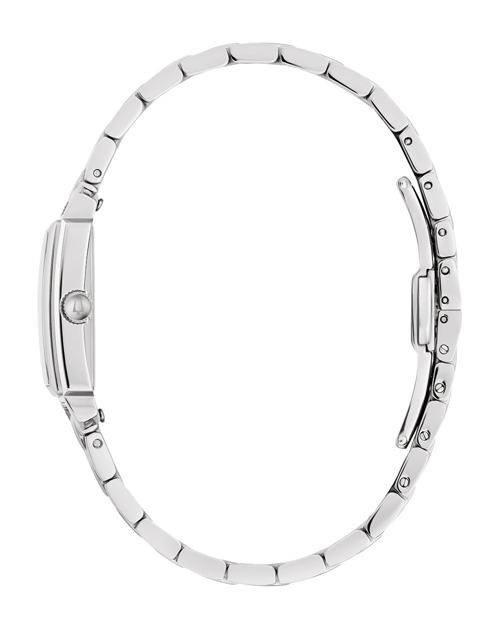 Bulova Sutton Grey Dial Stainless Steel Watch 96P252