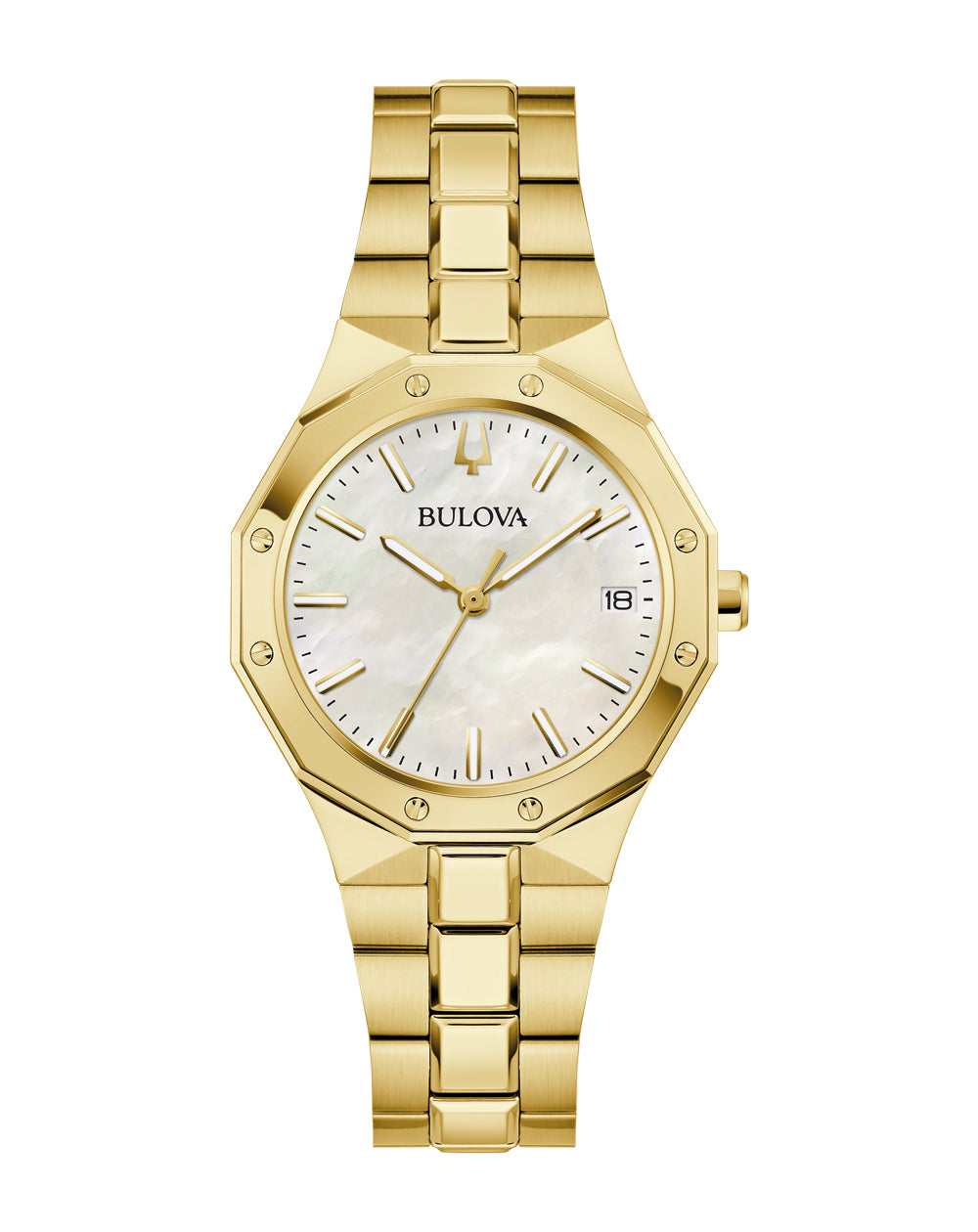 Bulova Prestige Classic White Dial Stainless Steel Watch 97M119