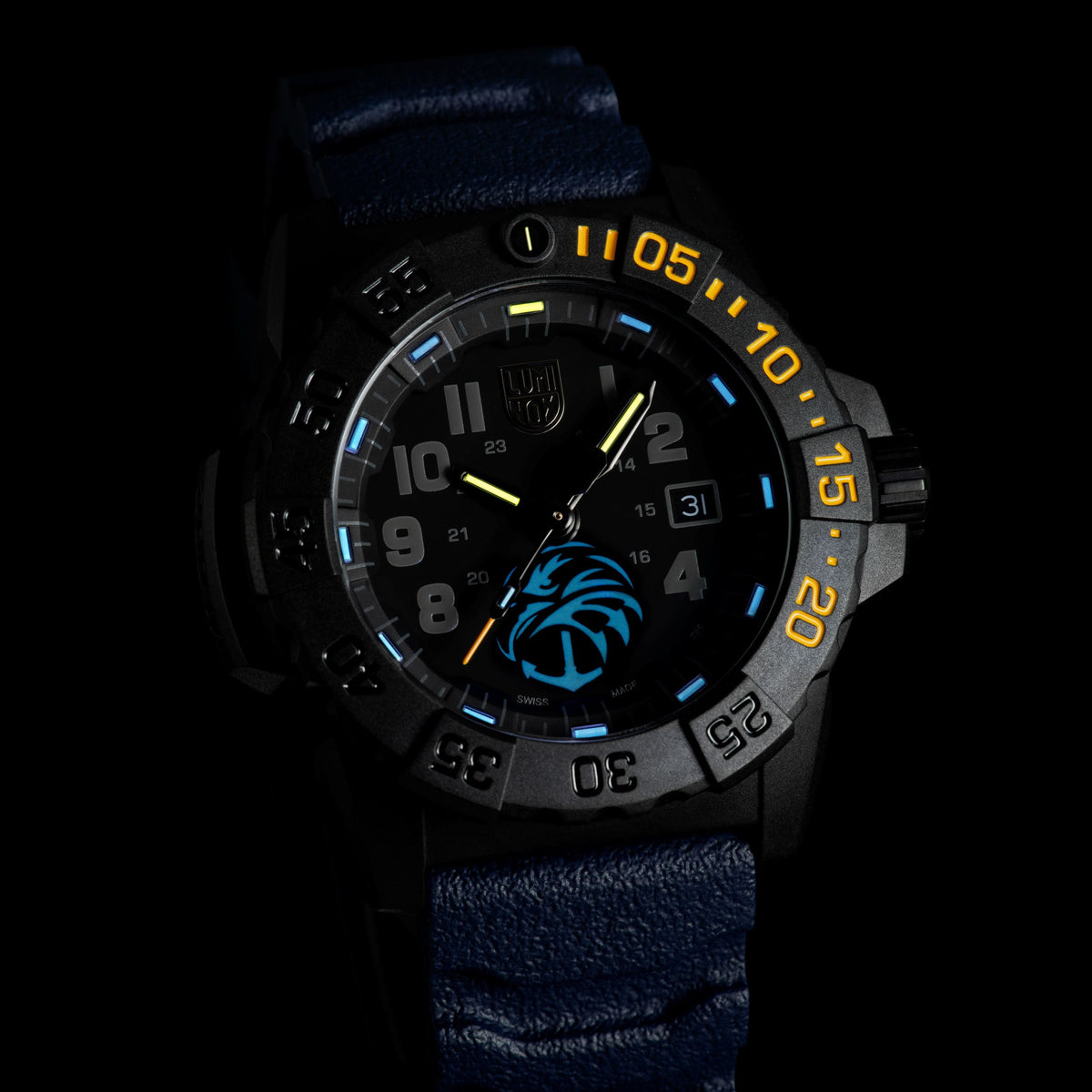 Luminox Navy SEAL Foundation The Guardian, 45mm military, diver's watch XS.3505.NSF.N