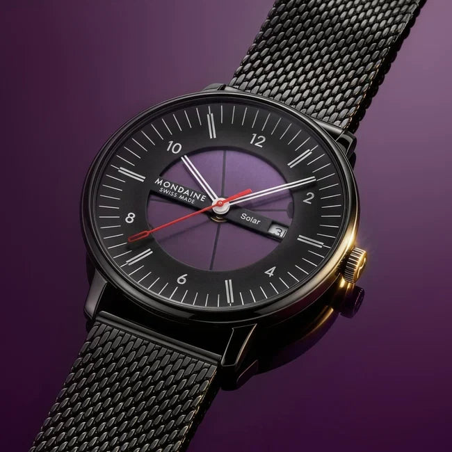 Mondaine Doppio Solar Skeleton Stainless Steel 41mm Watch MLE.41921.SM
