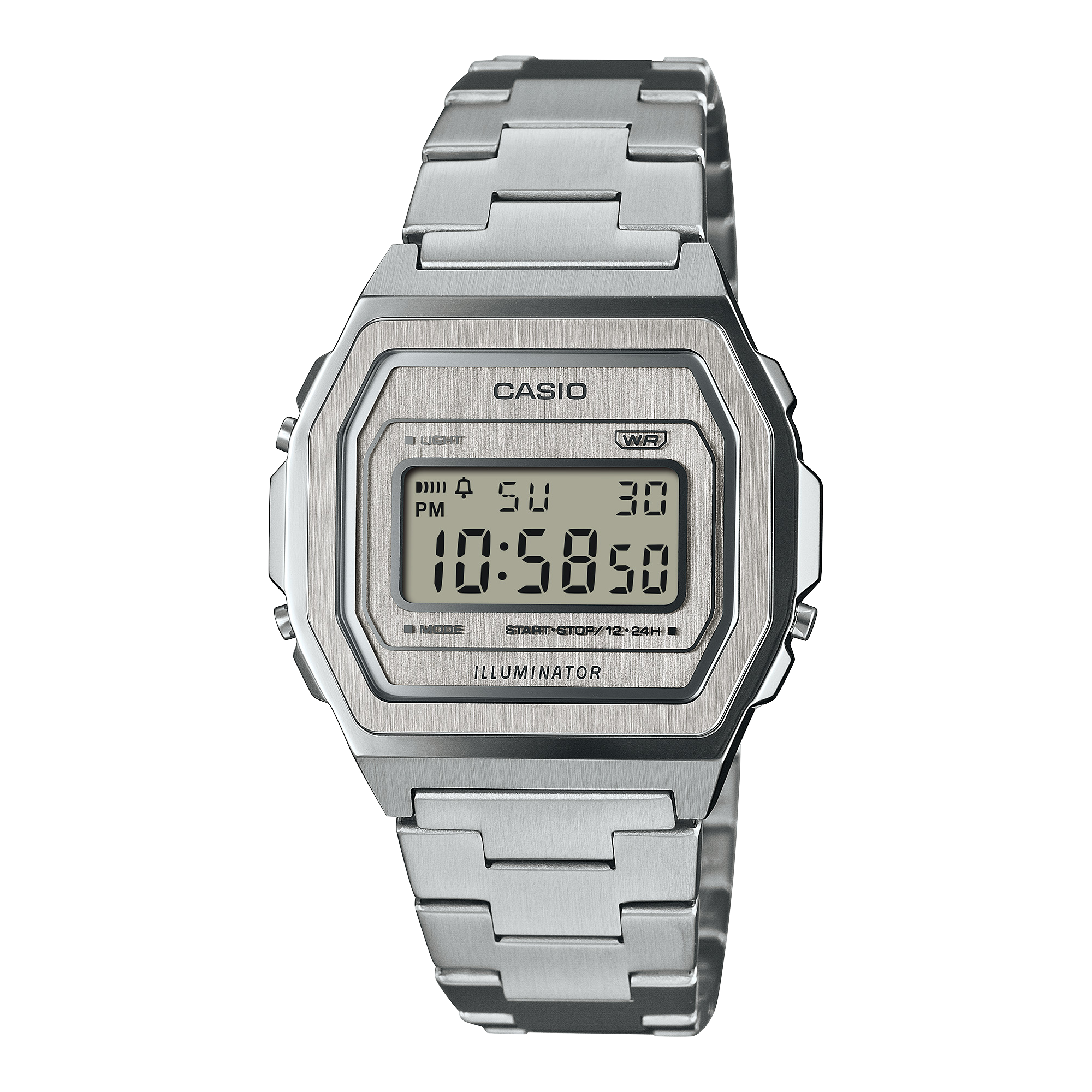Casio Vintage Iconic Stainless Steel Watch A1000DN-7D