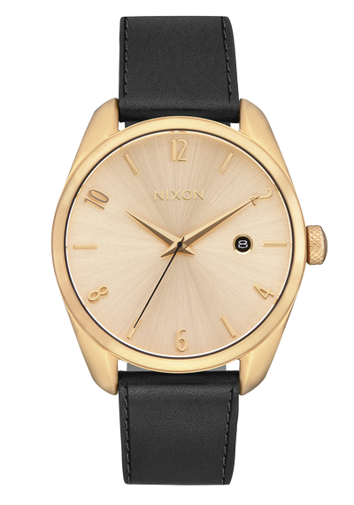 Nixon Thalia 皮革金色表盘女士手表 A1343-2498-00