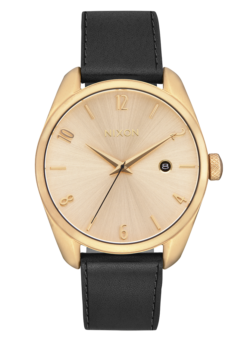 Nixon Thalia Leather Gold Dial Womens Watch A1343-2498-00