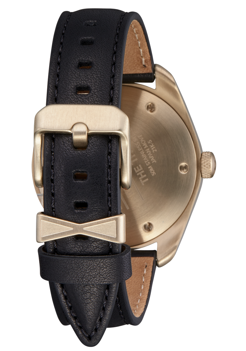 Nixon Thalia Leather Gold Dial Womens Watch A1343-2498-00